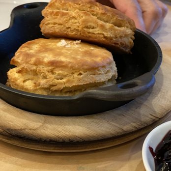 Wood Ash Rye - Biscuits with jam and butter YUM! - New American Near Me - St. George, Utah