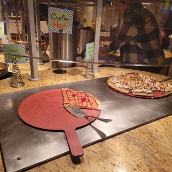 Goofy's Kitchen - PB&J pizza was actually pretty good! It was the first thing I tried after seeing photos of it from other reviews. - American Near Me - Anaheim, California