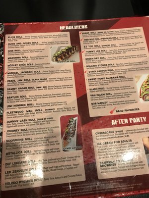 Menu photo 7 Rock N Roll Sushi Trussville, AL