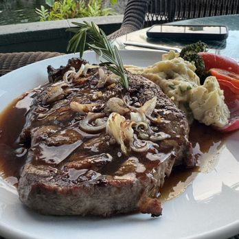 Naupaka Terrace - My wife's excellent ribeye steak. - Hawaiian Near Me - Lihue, Hawaii Naupaka Terrace - My wife's excellent ribeye steak. - Hawaiian Near Me - Lihue, Hawaii