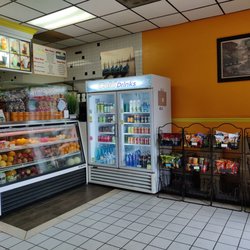 Da Fresh French Coffee & Island Style Smoothie - Fresh fruits in the display case, drinks in the refrigerator, and snacks ready to go...