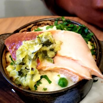 Hardware Societe - Baked eggs with smoked salmon - Breakfast & Brunch Near Me - Melbourne, VIC Hardware Societe - Baked eggs with smoked salmon - Breakfast & Brunch Near Me - Melbourne, VIC