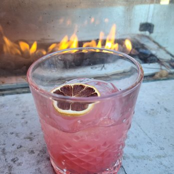 Downtown Public - Purple drink at a fire table on the patio - New American Near Me - Murrieta, California Downtown Public - Purple drink at a fire table on the patio - New American Near Me - Murrieta, California