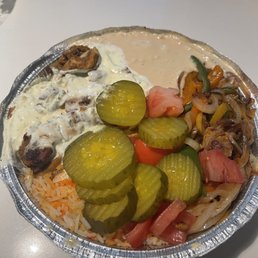 Chicken Shawarma platter Chicken Shawarma platter