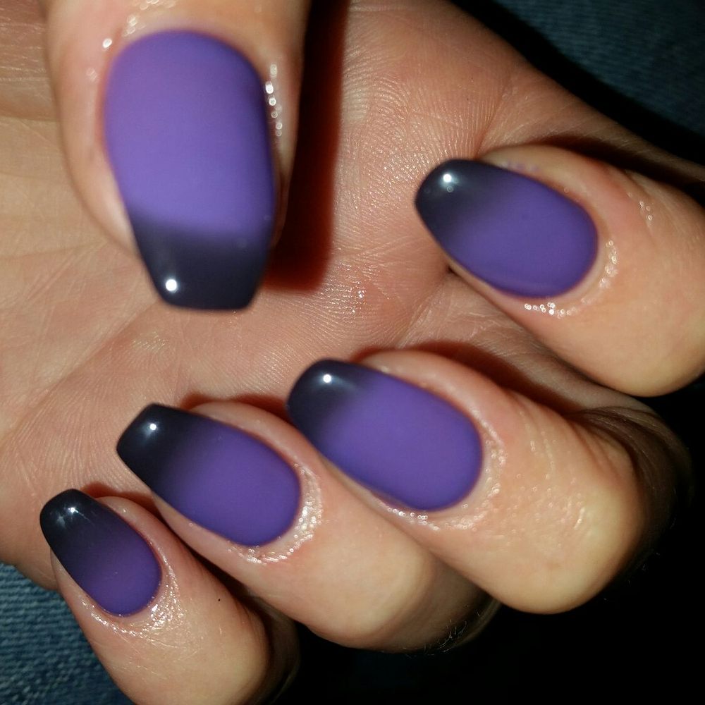 Fancy Nails - I used the "mood gel" polish. It changes color with temperature. - Nail Salons Near Me - Scotts Valley, California Fancy Nails - I used the "mood gel" polish. It changes color with temperature. - Nail Salons Near Me - Scotts Valley, California