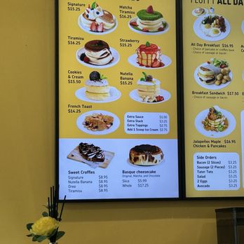Fluffy Fluffy - Menu-April 2026 - Coffee & Tea Near Me - Davis, California