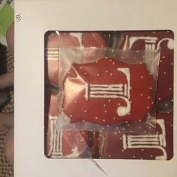 a cookie in a box