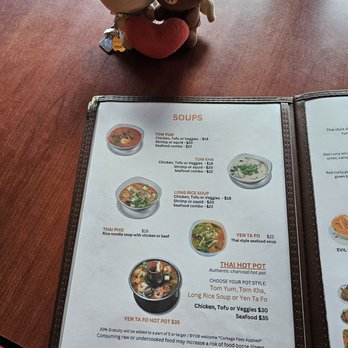 Pattaya Thai - Menu - Thai Near Me - Honolulu, Hawaii