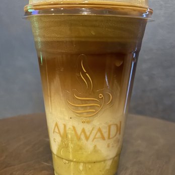 Alwadi Coffee - Pistachio latte - Coffee & Tea Near Me - Plymouth, Michigan Alwadi Coffee - Pistachio latte - Coffee & Tea Near Me - Plymouth, Michigan
