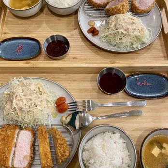 Lucky Pig - Hire katsu (top) & Don katsu (bottom) - Korean Near Me - Whittier, California Lucky Pig - Hire katsu (top) & Don katsu (bottom) - Korean Near Me - Whittier, California