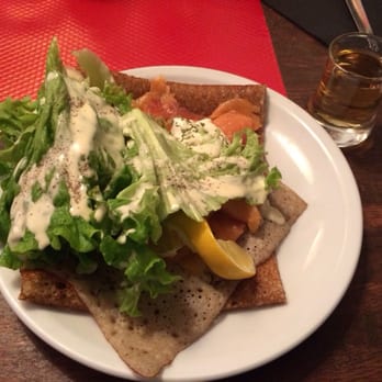 Crêperie Beaubourg - Nordic Crêpe with Salad - Creperies Near Me - Paris, 75