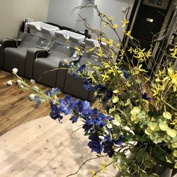 Kings Hair Studios - Our wonderful massage chair with leg lift for your added comfort