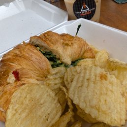 Turney and Avocado Croissant Sandwich Turney and Avocado Croissant Sandwich