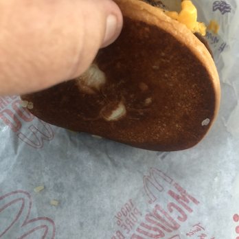 McDonald's - Burnt to a crisp! Bottom of my cheese burger... - Fast Food Near Me - Canoga Park, California McDonald's - Burnt to a crisp! Bottom of my cheese burger... - Fast Food Near Me - Canoga Park, California