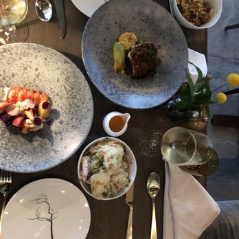 Peak with Priceless Restaurant & Bar - Lobster(left) and Fluke(right) - New American Near Me - New York, New York Peak with Priceless Restaurant & Bar - Lobster(left) and Fluke(right) - New American Near Me - New York, New York
