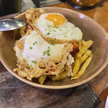 Cañete - Scrambled eggs and chorizo - Tapas/Small Plates Near Me - Barcelona, B