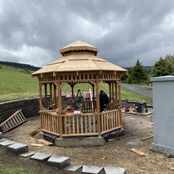 ML Brock Construction - a gazebo being built - General Contractors Near Me ML Brock Construction - a gazebo being built - General Contractors Near Me