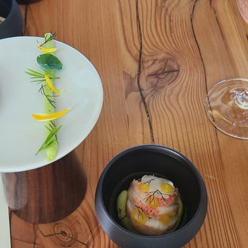 PRESS - Lobster and caviar with lobster broth - Bars Near Me - St. Helena, California PRESS - Lobster and caviar with lobster broth - Bars Near Me - St. Helena, California