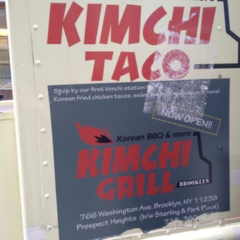 Kimchi Taco - Side of the truck. - Korean Near Me