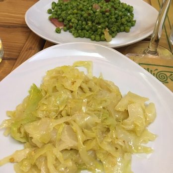 Al Grammelot - Cabbage sautéed in butter and pease with prosciutto - Wineries Near Me - Rome, RM