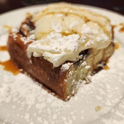 Flat Pennies Kitchen - Warm, cream cheese glazed cinnamon bun