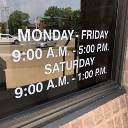 US Post Office - Hours.