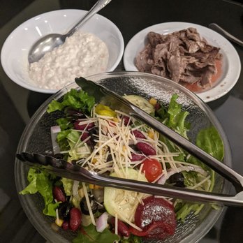 Pyrenees Cafe - Salad, cottage cheese, pickled tongue. - Basque Near Me - Bakersfield, California Pyrenees Cafe - Salad, cottage cheese, pickled tongue. - Basque Near Me - Bakersfield, California