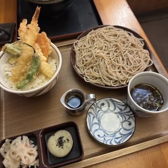 Soba-ya - Ten Don Lunch Set with Cold Soba - Japanese Near Me - New York, New York Soba-ya - Ten Don Lunch Set with Cold Soba - Japanese Near Me - New York, New York