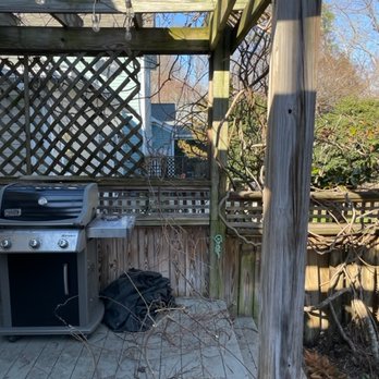 Down To Earth Designs - a grill on a deck - Landscaping Near Me - Raleigh, North Carolina