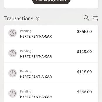 Hertz Rent A Car - Credit card bill - Car Rental Near Me - Tacoma, Washington Hertz Rent A Car - Credit card bill - Car Rental Near Me - Tacoma, Washington