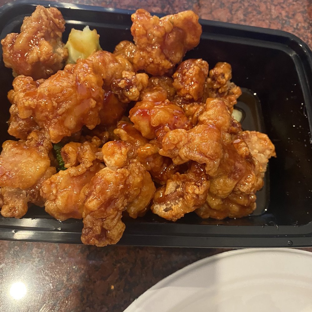 China One - Orange chicken has broccoli - Chinese Near Me - Upland, California