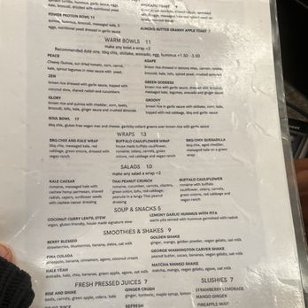 ORA - Menu on 1 side - Cafes Near Me - Los Angeles, California ORA - Menu on 1 side - Cafes Near Me - Los Angeles, California