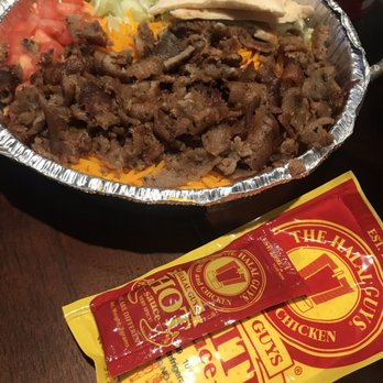 The Halal Guys - Red sauce is H.O.T - Halal Near Me - Plano, Texas The Halal Guys - Red sauce is H.O.T - Halal Near Me - Plano, Texas