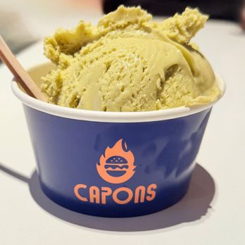 Capon's Burgers - Far less pistachios and pistachio flavor from last time - Burgers Near Me - Las Vegas, Nevada