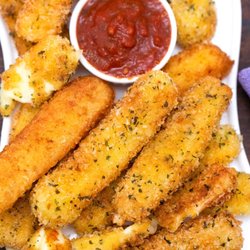 Corona Pizzeria - Typical Mozarella stick that normal people eat
