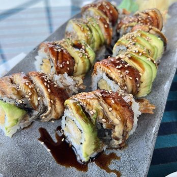 The Basil Leaf Sushi & Thai - Dragon Roll - Sushi Bars Near Me - High Point, North Carolina The Basil Leaf Sushi & Thai - Dragon Roll - Sushi Bars Near Me - High Point, North Carolina