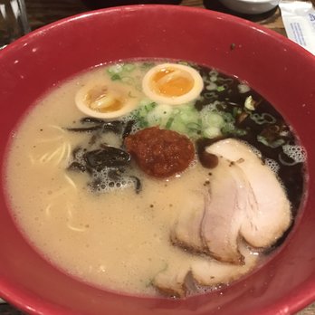 IPPUDO NY - Akamaru modern + egg = the best - Ramen Near Me - New York, New York IPPUDO NY - Akamaru modern + egg = the best - Ramen Near Me - New York, New York