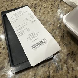 They comped our meal because it was not good They comped our meal because it was not good