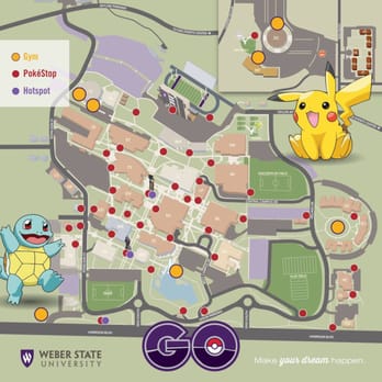 Weber State University - Gotta Catch 'em All on Pokemon GO. - Colleges & Universities Near Me - Ogden, Utah Weber State University - Gotta Catch 'em All on Pokemon GO. - Colleges & Universities Near Me - Ogden, Utah