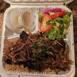 Al-Sham Restaurant - Lamb Kabob platter
