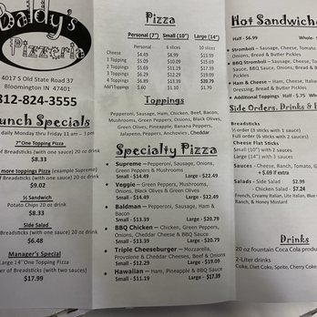 Baldy's Pizza - Menu 2026 - Pizza Near Me - Bloomington, Indiana Baldy's Pizza - Menu 2026 - Pizza Near Me - Bloomington, Indiana