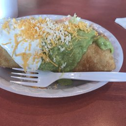 Huge chimichanga