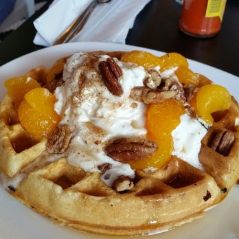 Mom's Kitchen & Bar - Mimosa waffle - Bars Near Me - Astoria, New York Mom's Kitchen & Bar - Mimosa waffle - Bars Near Me - Astoria, New York