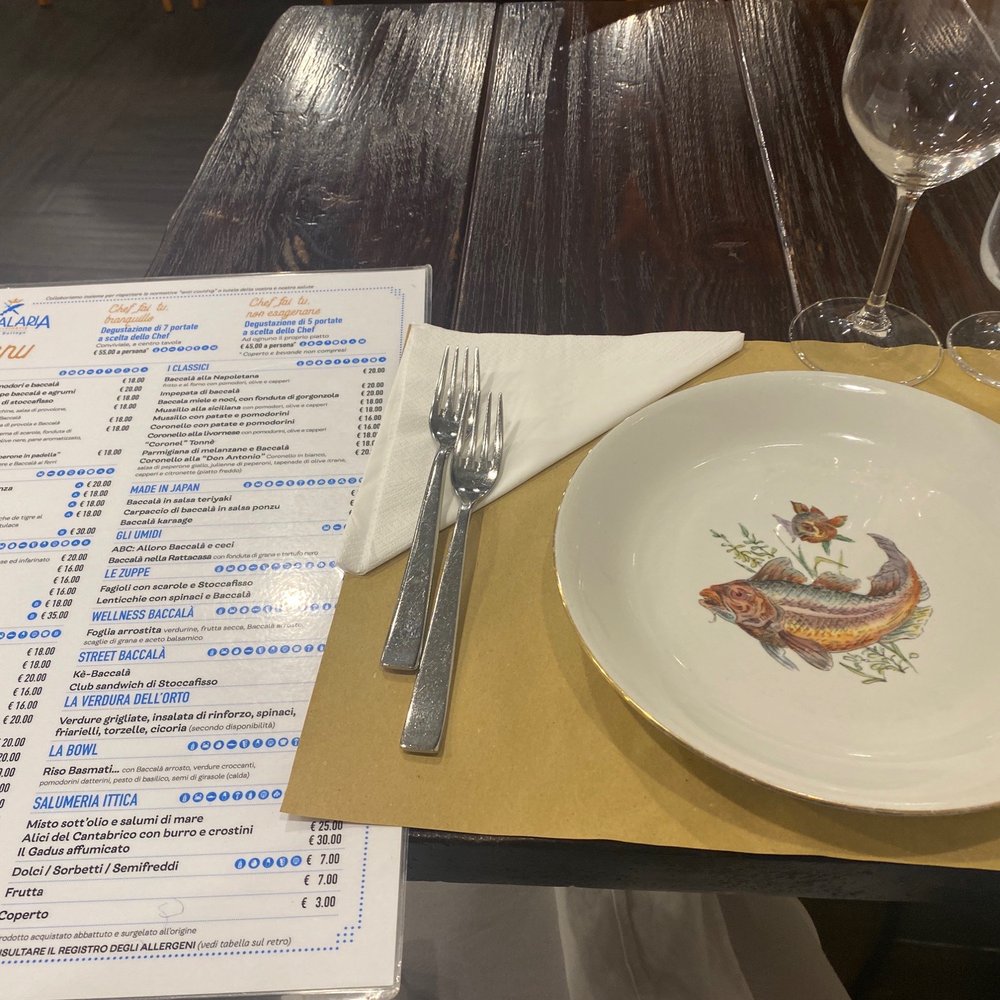 Baccalaria - Lovely fish plates - Seafood Near Me - Naples, NA