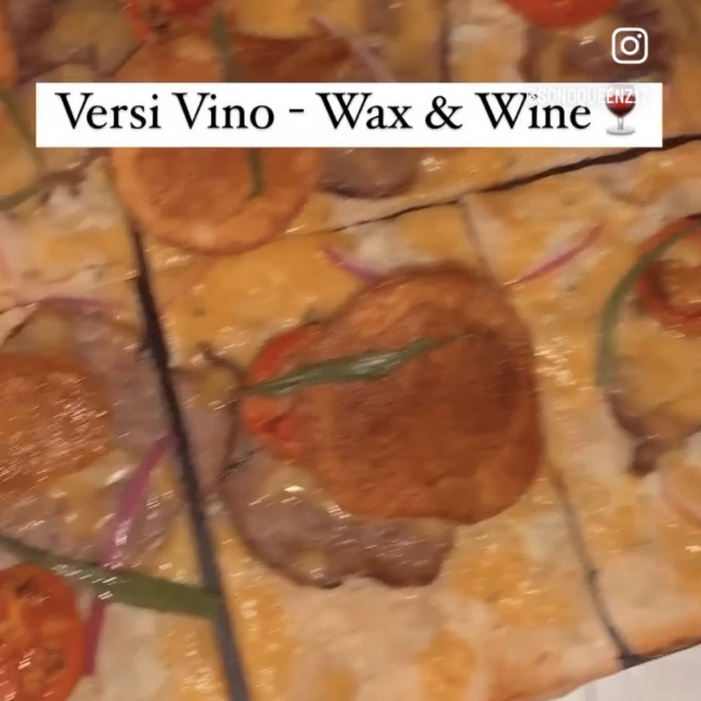 Versi Vino - Chicken and cheese flatbread - Wine Bars Near Me - Maple Shade, New Jersey Versi Vino - Chicken and cheese flatbread - Wine Bars Near Me - Maple Shade, New Jersey