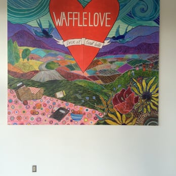 Waffle Love - Midvale - Waffle Love mural at Fort Union location. - Waffles Near Me - Midvale, Utah Waffle Love - Midvale - Waffle Love mural at Fort Union location. - Waffles Near Me - Midvale, Utah