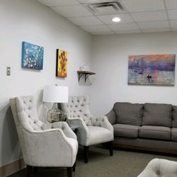 West Periodontics - Our relaxing waiting room allows patients to unwind with aromatherapy and a soothing waterfall.