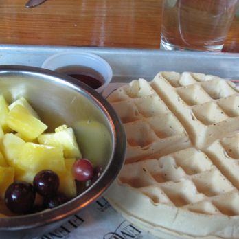 Element Gastropub - waffle and fruit - Vegetarian Near Me - Raleigh, North Carolina