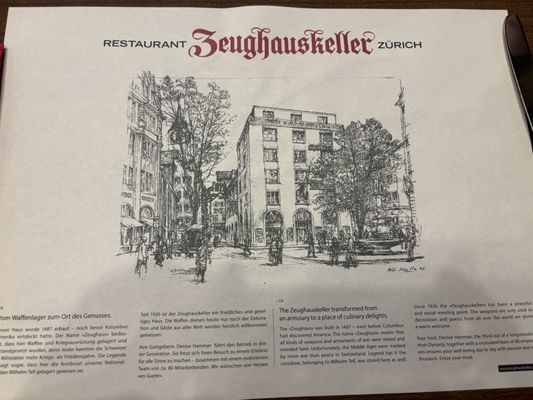 Menu photo 1 Zeughauskeller Zürich, ZH Menu photo 1 Zeughauskeller Zürich, ZH