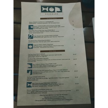 Shagbark - Dinner menu - New American Near Me - Richmond, Virginia Shagbark - Dinner menu - New American Near Me - Richmond, Virginia